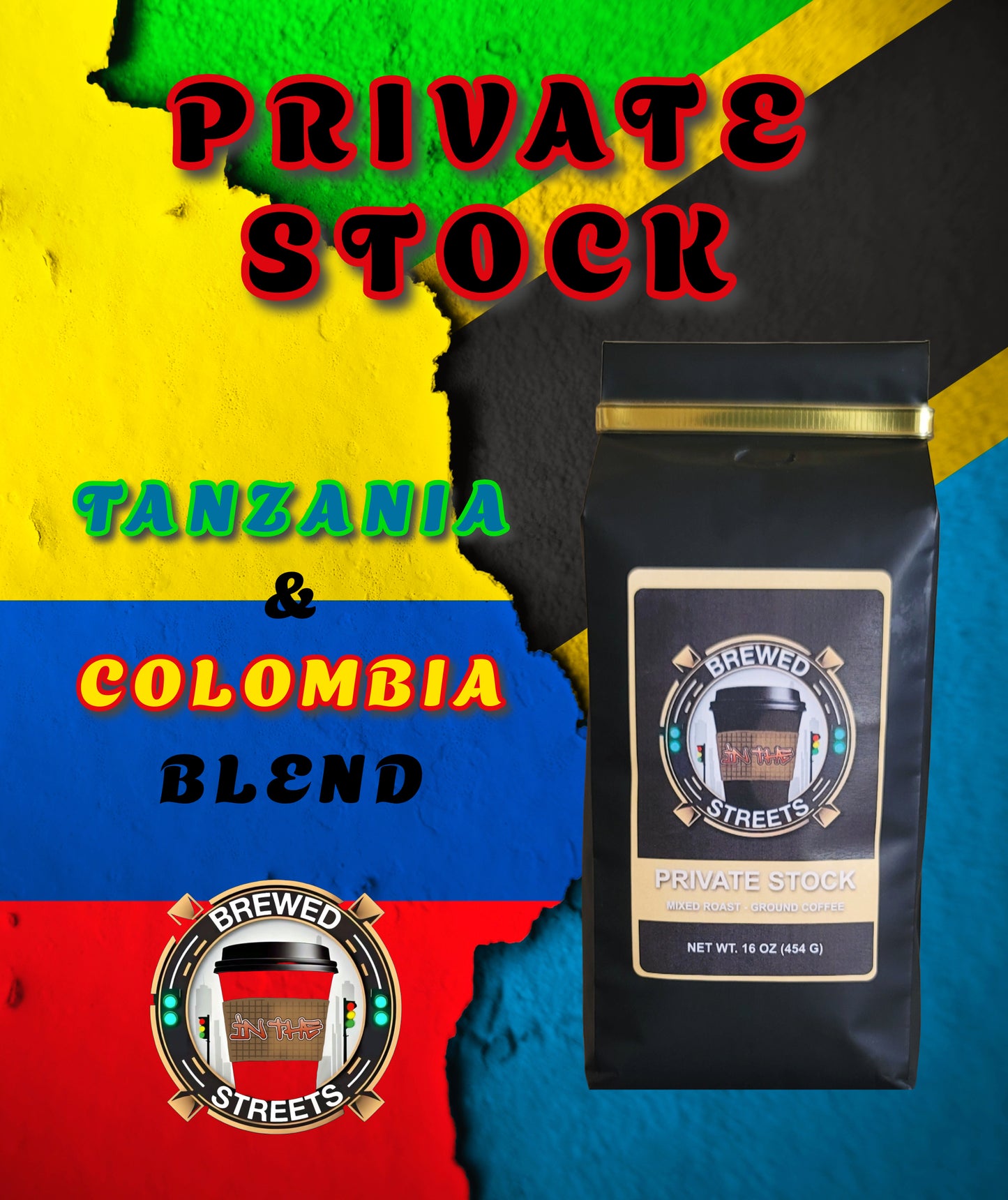 Colombia & Tanzania Blend - Private Stock Coffee 15% off